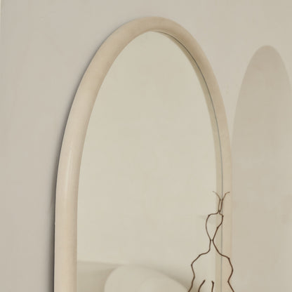 Elis – Specchio in cemento extra grande, a tutta altezza, con arco, 190 cm x 100 cm