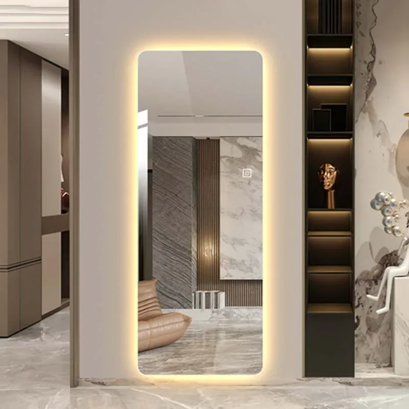 Specchio rettangolare con luce LED – 50x160 cm